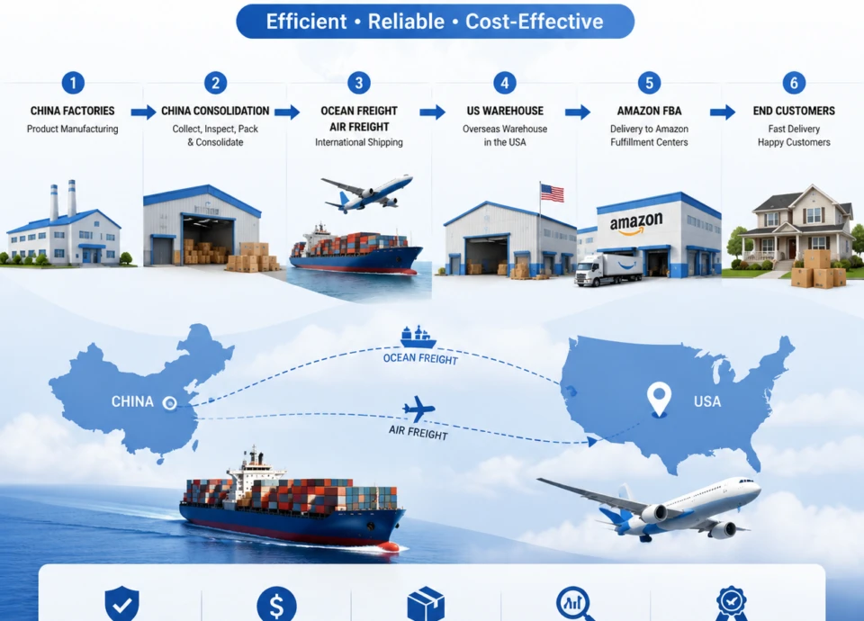 USA overseas warehouse logistics solution