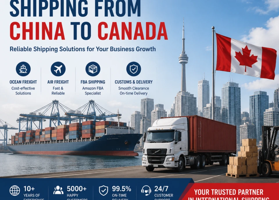 Shipping from China to Canada for Amazon sellers