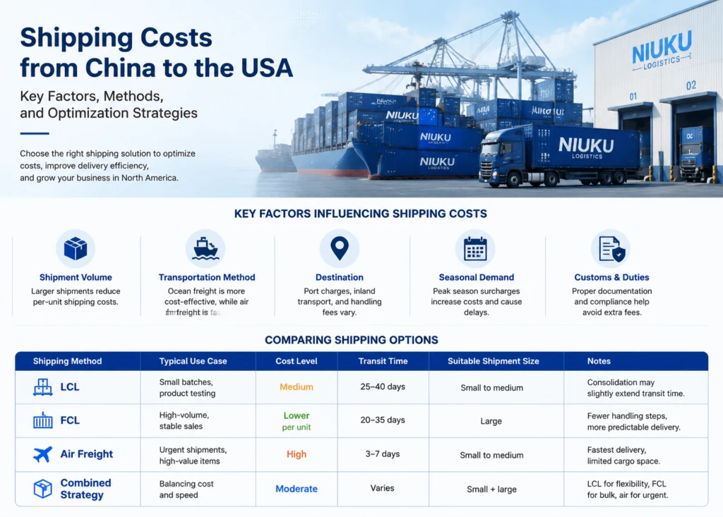 Amazon FBA shipping cost China to USA