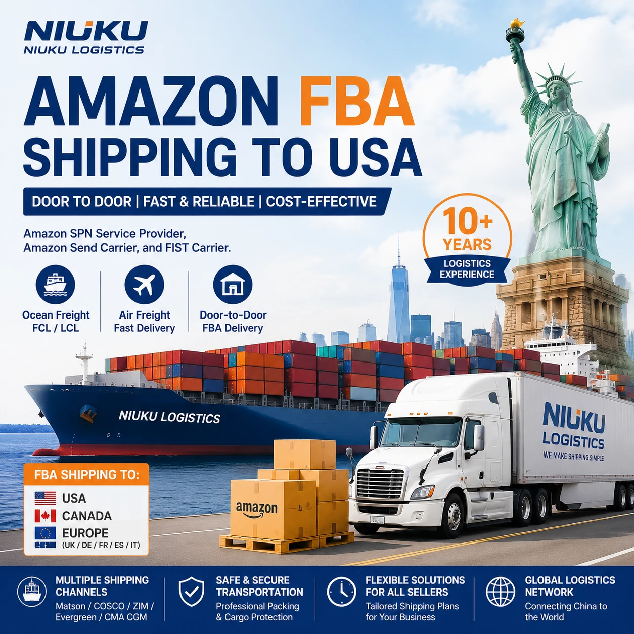 Amazon FBA shipping to USA