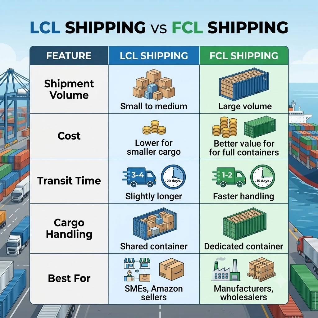 sea freight services