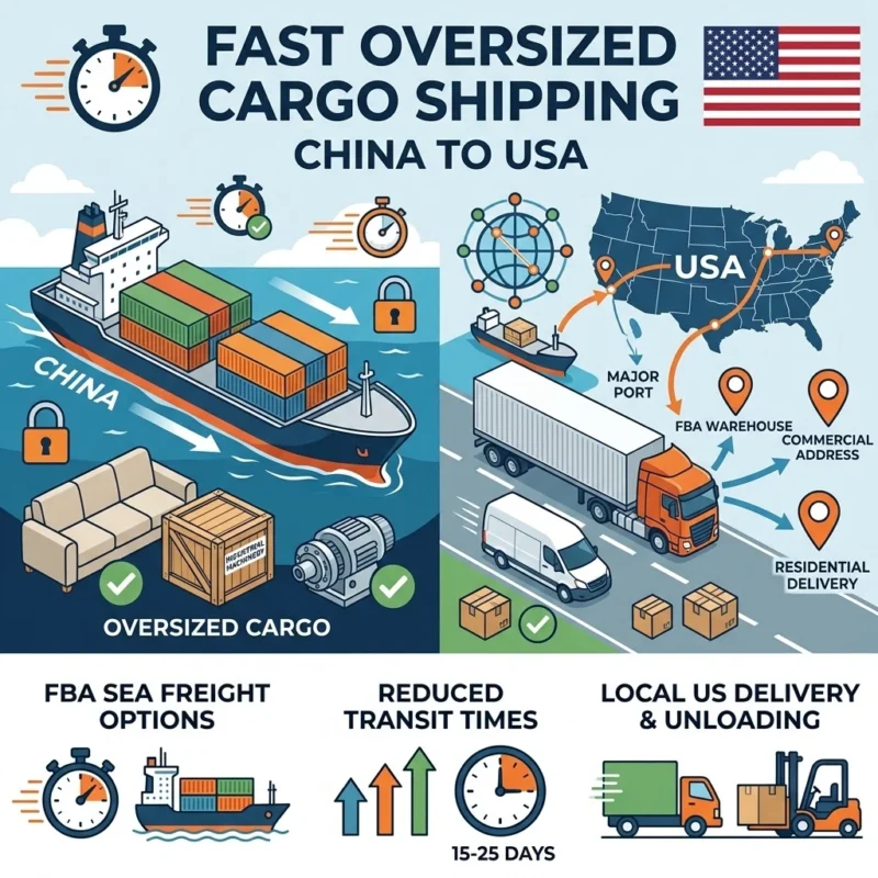 China to USA shipping